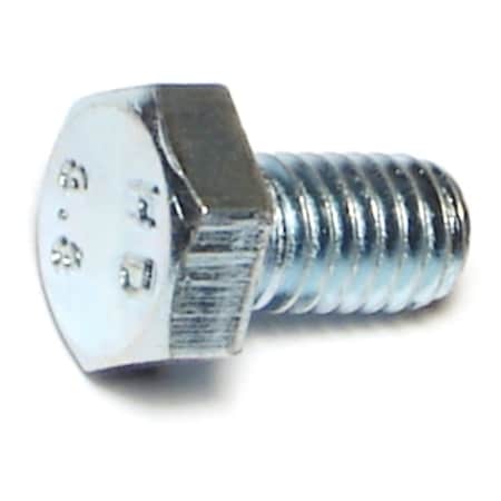 Midwest Fastener Class 8.8, M6-1.00 Hex Head Cap Screw, Zinc Plated Steel, 10 mm L, 50 PK 50419